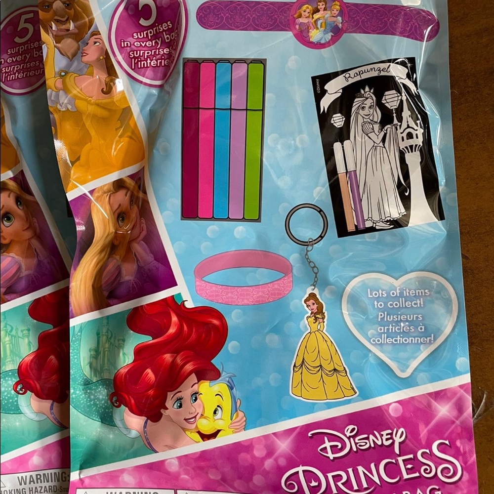 Disney Princess Party Favors- 6 Packs